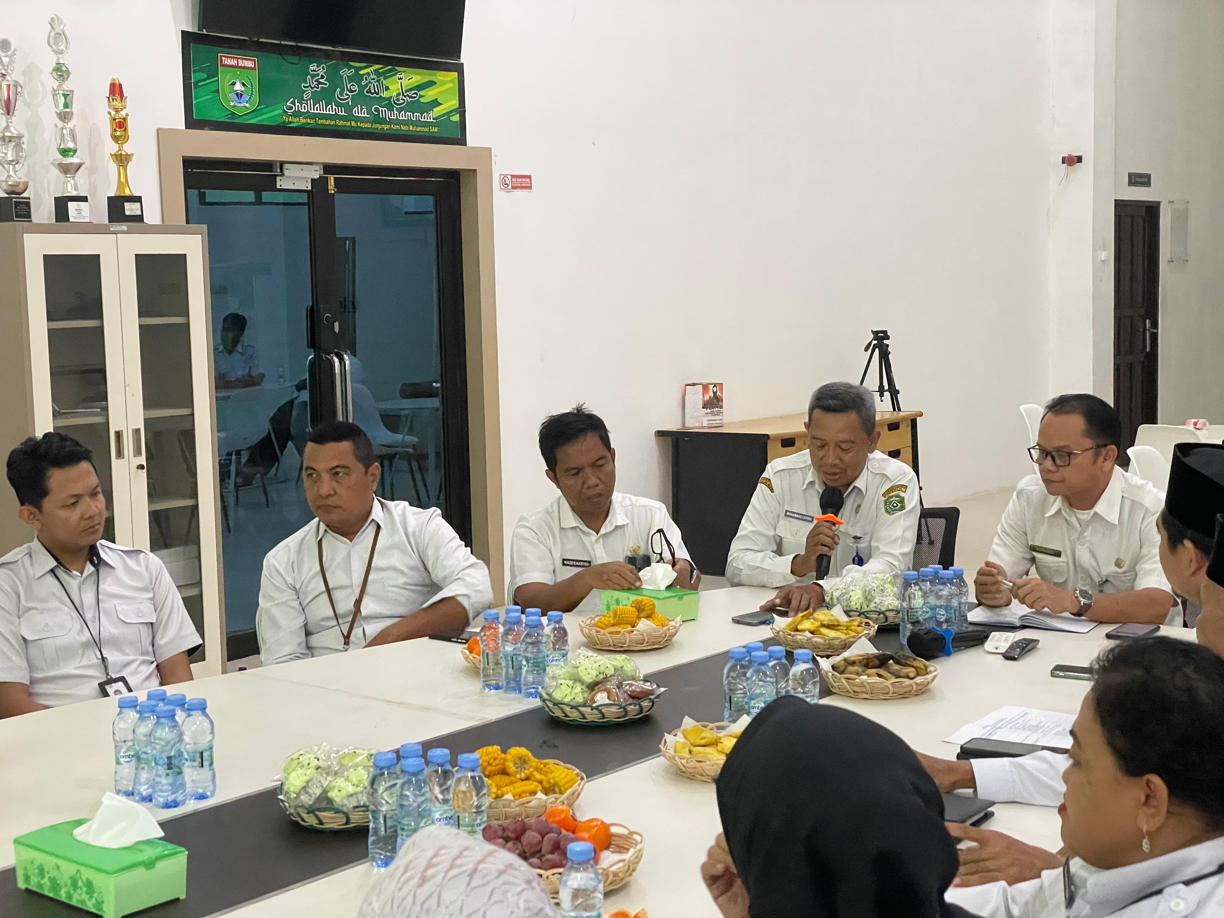 Inspektorat Daerah Kabupaten Tanah Bumbu Terima Kunjungan Studi Tiru Komparatif dari Inspektorat Daerah Kabupaten Tapin